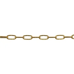 Clearance Suki Zierkette gehämmert vermessingt 2,5m