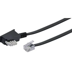 Sale Schwaiger Telefon-Anschlussleitung 10m sw