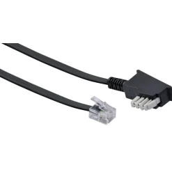 Sale Schwaiger Telefon-Anschlussleitung 6m sw