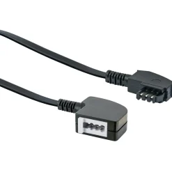 Clearance Schwaiger Telefon-Verlaengerung 6m schwarzTAE-U-St.TAE-U-Ku