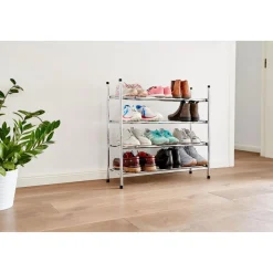 Outlet Teleskop Schuhregal ausziehbar stapelbar