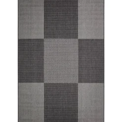 Hot andiamo Teppich Arizona 133x190cm kariertanthrazit 972-81
