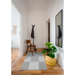 andiamo Teppich Arizona 160x230cm kariert grau972-18