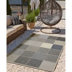 New andiamo Teppich Clyde 160x230cm beige-blau