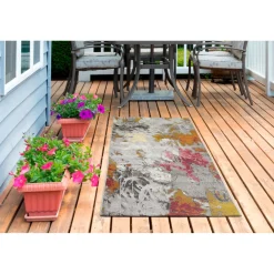 Hot andiamo Teppich Portland 80x150cm grau-multi