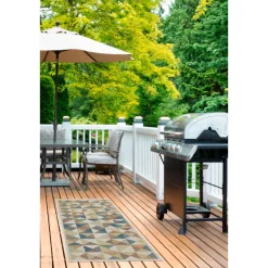 Clearance andiamo Teppich Sedona 67x120cm Kaestchen multi
