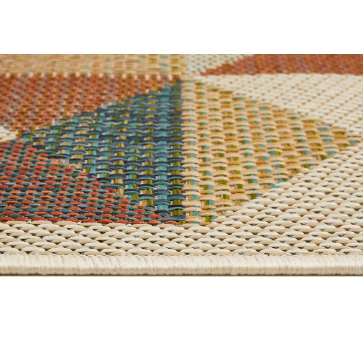 Clearance andiamo Teppich Sedona 67x120cm Kaestchen multi