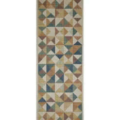 Clearance andiamo Teppich Sedona 67x120cm Kaestchen multi