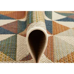 Clearance andiamo Teppich Sedona 67x120cm Kaestchen multi