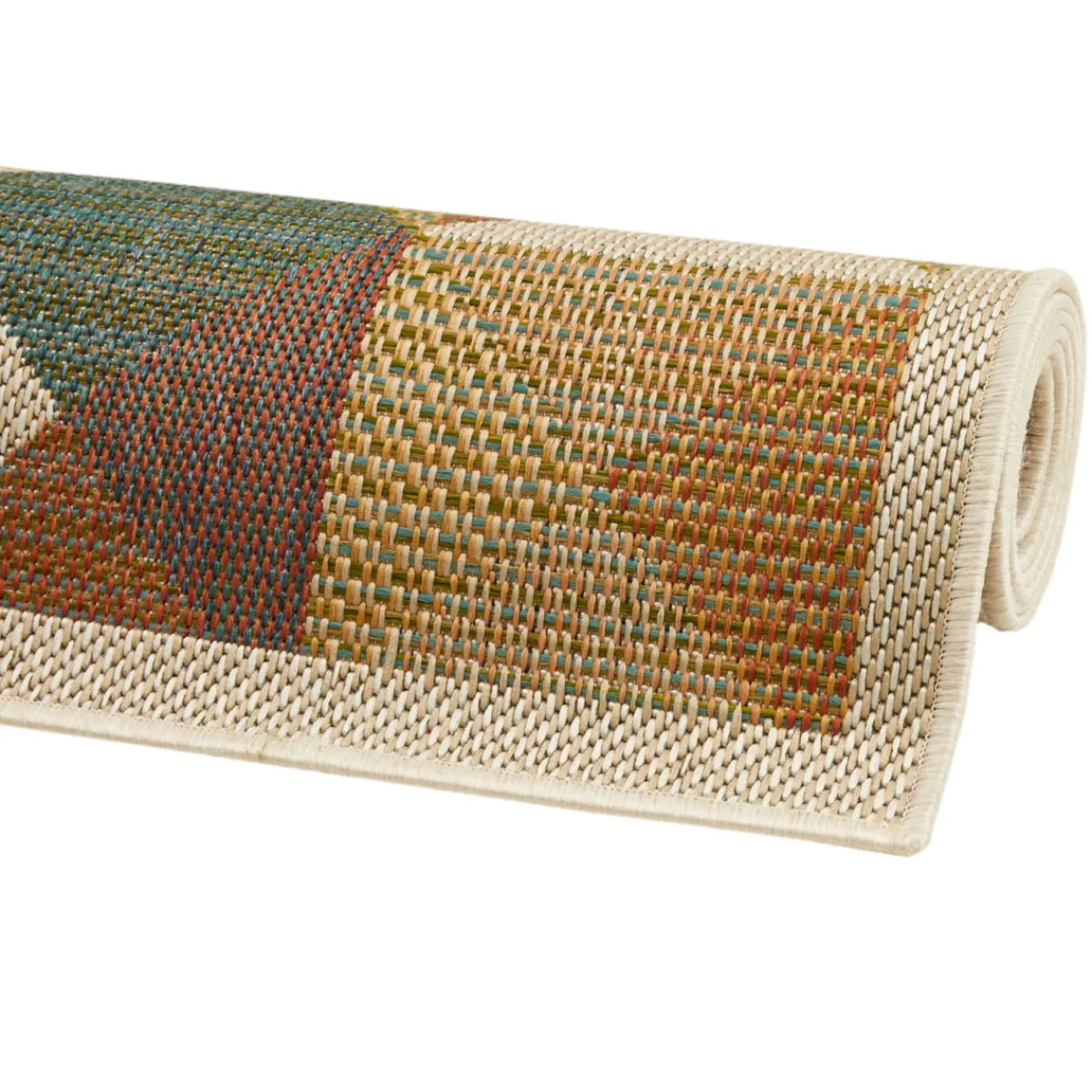 Clearance andiamo Teppich Sedona 67x120cm Kaestchen multi