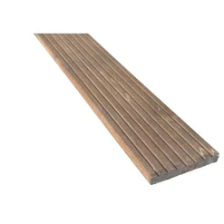 Online Terrassendiele Bangkirai genutet/geriffelt 274 x 14,5 x 2,1 cm