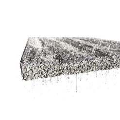 Discount Terrassenplatte Megadrain ca. 50 x 50 x 4 cm grau