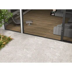 Online Terrassenplatte Travertine silver ca. 80 x 80 x 2 cm