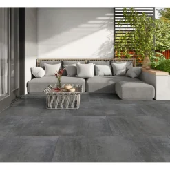 Outlet Terrassenplatte Urban pro graphite ca. 60 x 120 x 2 cm