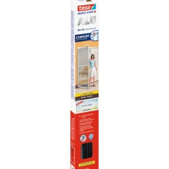 Clearance Tesa Fliegengitter Alu Comfort für die Tür braun 1,00m x 2,10 m
