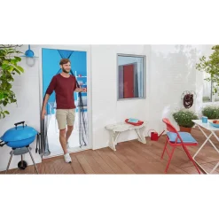Sale Tesa Fliegengitter Comfort für Türen anthrazit 2 x 2,20m inkl Klettband