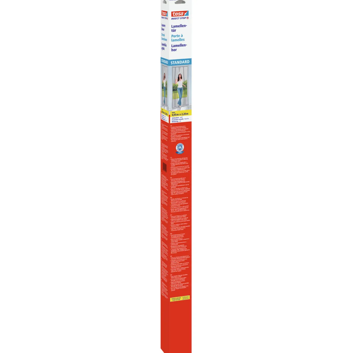 Outlet Tesa Fliegengitter Lamellentuer, weiss2,20 x 0,95m
