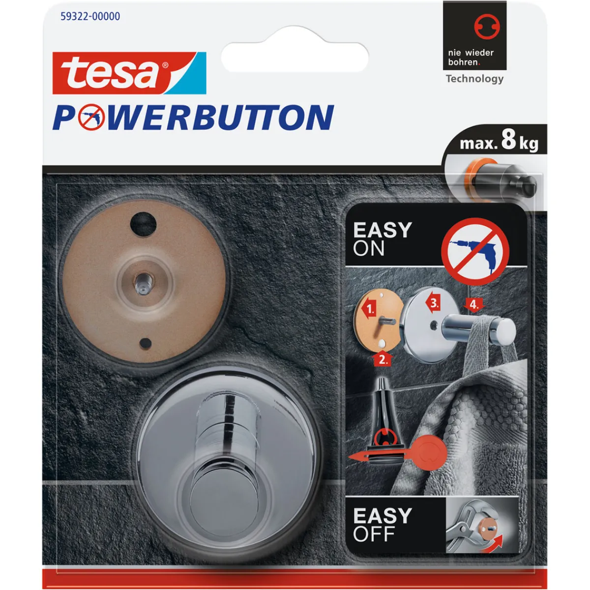 Hot Tesa Haken Powerbutton universal Large
