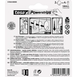 New Tesa Haken Powerstrips Small Rund Metall