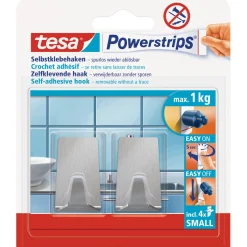 Hot Tesa Haken Powerstrips Small Rechteckig Metall