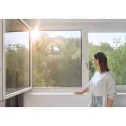 Outlet Tesa IS Pollen- & Insektengitter für bodentiefe Fenster, anthrazit, 1,2x2,4m
