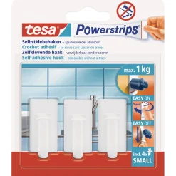 New Tesa Mini-Haken classic weiß