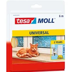 Best Tesa moll Schaumstoff-Dichtung 6 m 9 x 6 mm