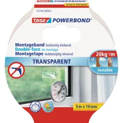 Outlet Tesa Powerbond Transparent 5mx19 mm