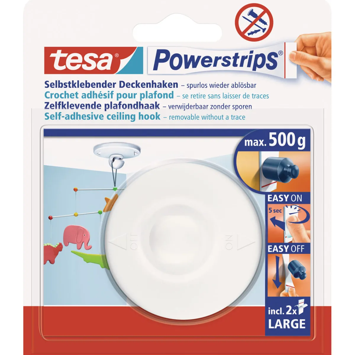 Online Tesa Power-Strips Zimmerdecken-Haken