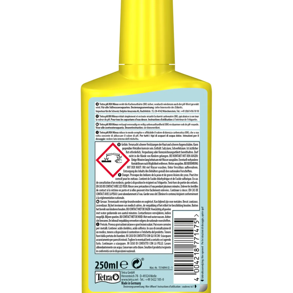 Online Tetra Wasserpflege pH/KH Minus 250 ml