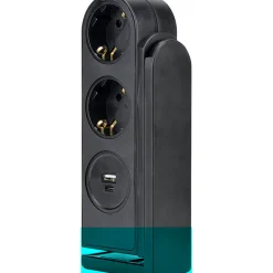 Sale Schwaiger Tischsteckdosenleiste klemmbar 2x Strommit USB-C/A