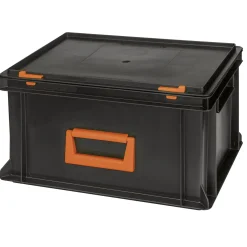 Sale Tood Systemkoffer Newbox PC 20 stapelbar 40 x 30 x 23,3 cm schwarz-orange