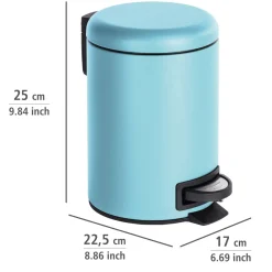 Clearance Wenko Treteimer Mod. Leman , blau 3 ltr.