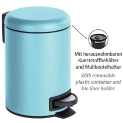 Clearance Wenko Treteimer Mod. Leman , blau 3 ltr.