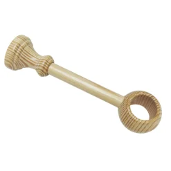 Outlet Gardinia Träger Holz 17cm Lugano 28mm kiefer