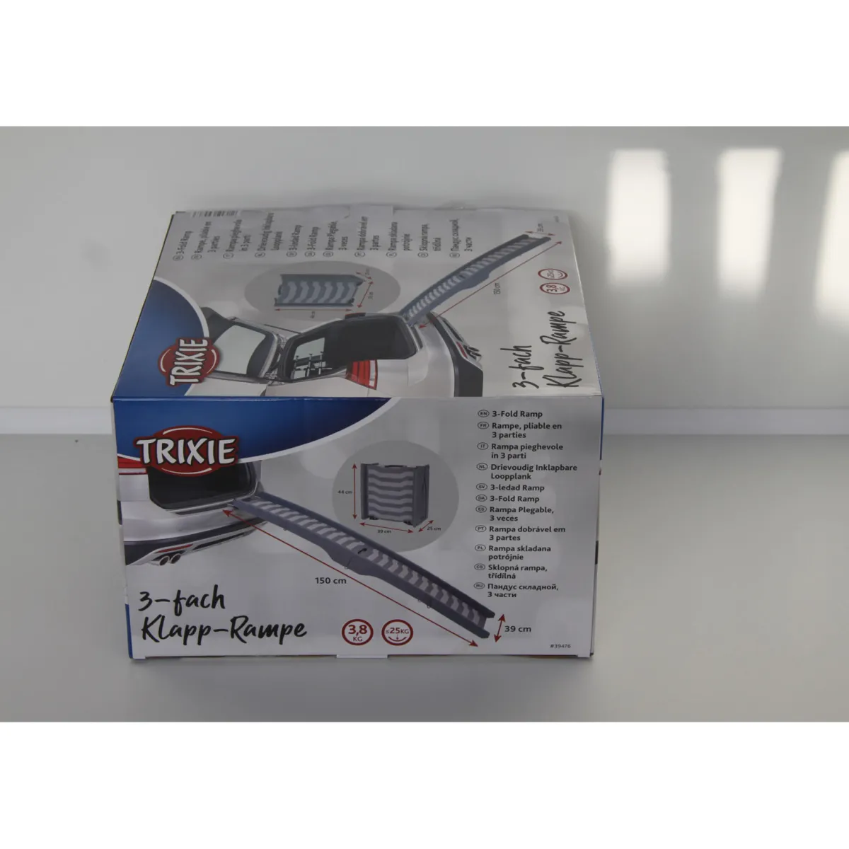 Clearance Trixie Klapp-Rampe 3-fach klappbar grau