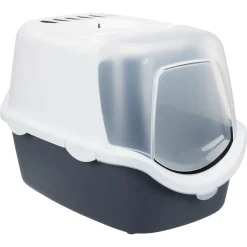 Best Trixie Trix Katzentoilette Vico Open Top40x40x56cm blaugrau/weiss