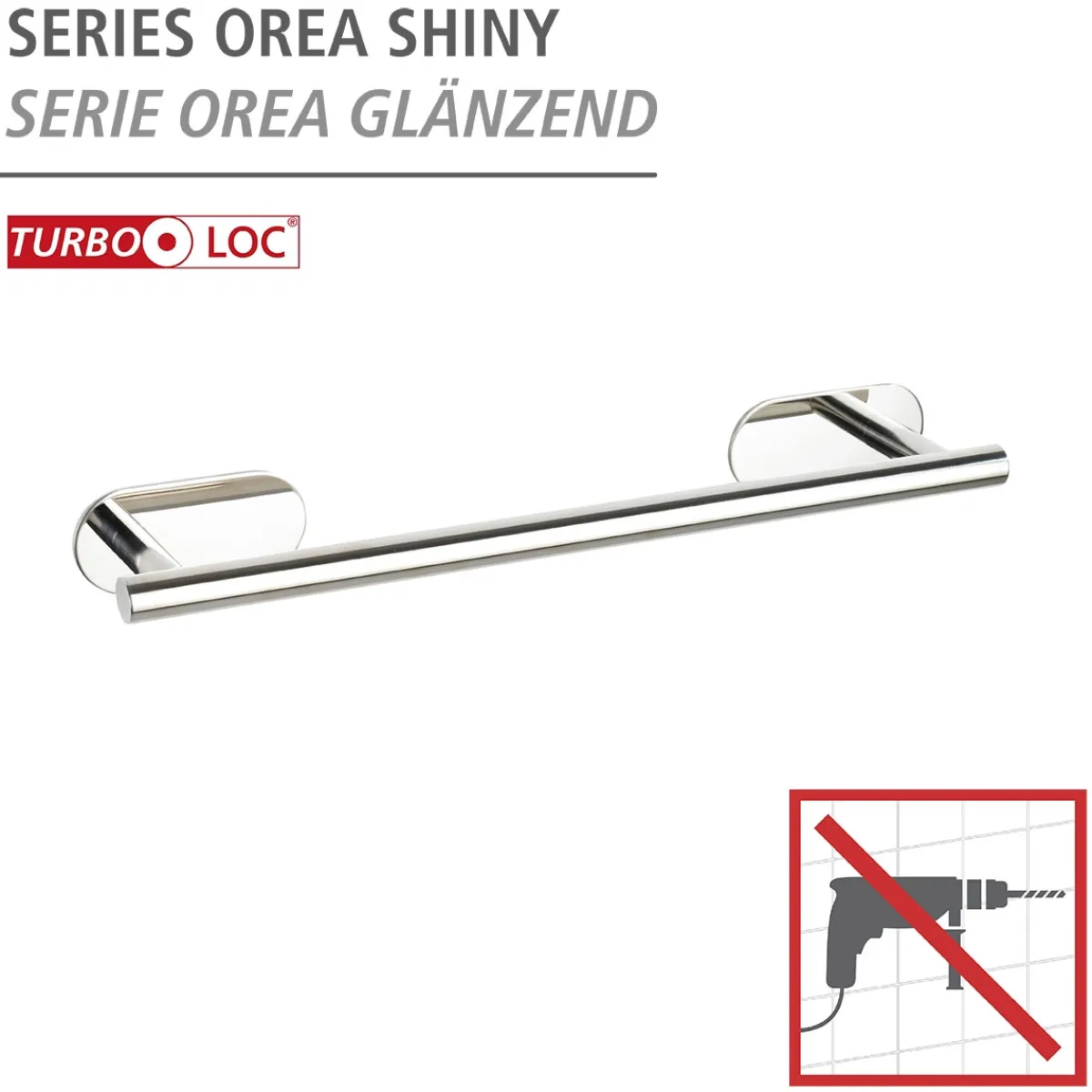 Best Wenko Turbo-Loc Badetuchst ange 40 cm OreaShine