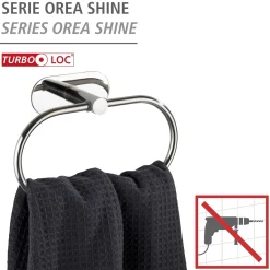 Discount Wenko Turbo-Loc Handtuchring Orea ShineEdelst