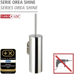 Wenko Turbo-Loc WC-Garnitur geschl. OreaShine