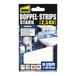 Clearance UHU Doppelstrips stark 16 St.