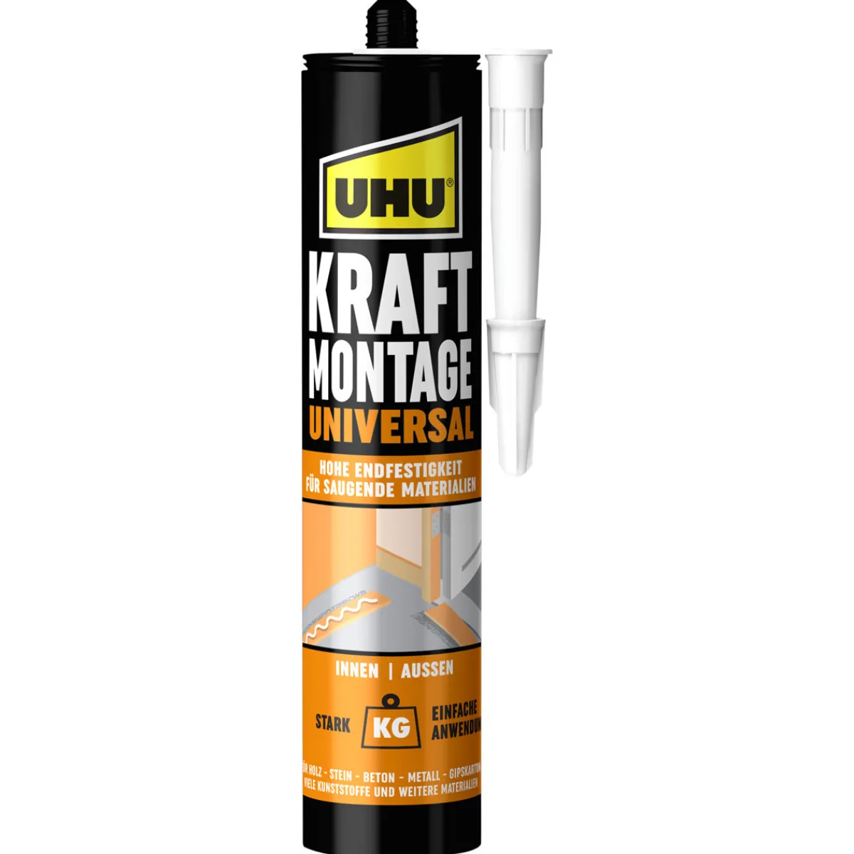 New UHU Montagekleber Kraft Universal 470 g