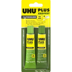 Best UHU Zwei-Komponenten-Klebstoff plus endfest 33 g