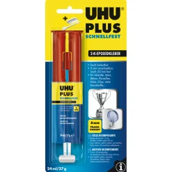 Online UHU Zwei-Komponenten-Klebstoff plus schnellfest Doppelkammerspritze 27 g