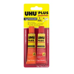 Discount UHU Zwei-Komponenten-Klebstoff plus sofortfest 35 g