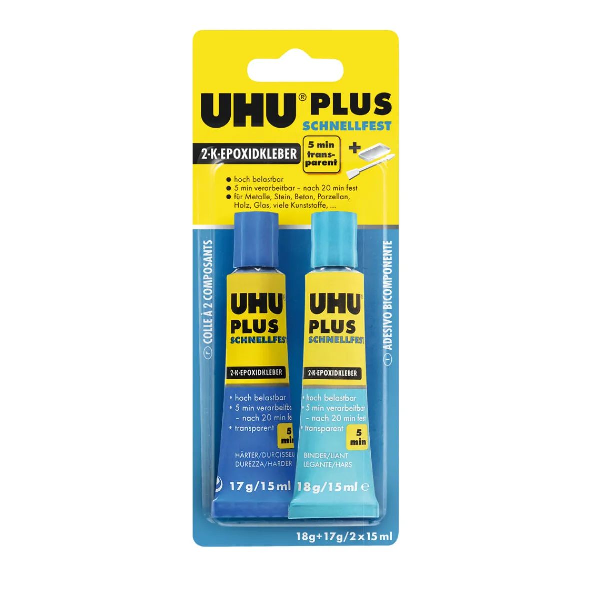 Sale UHU Zwei-Komponenten-Klebstoff plus schnellfest 35 g