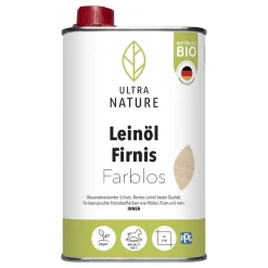 Discount Ultra Nature Leinöl Firnis Farblos 0.5 L