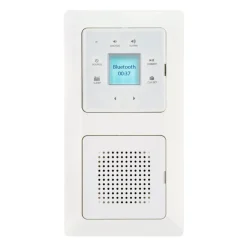 Discount Unitec Unterputz-Radio mit Touchfunktion und Bluetooth weiß