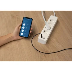 Best Unitec WIFI Steckdosenleiste Smart 4fach inkl 2xUSB weiß