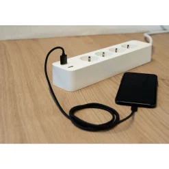 Best Unitec WIFI Steckdosenleiste Smart 4fach inkl 2xUSB weiß